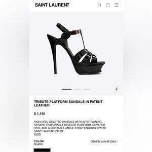 Purchased from Neimans and never worn.  NWT

Sz 41.5